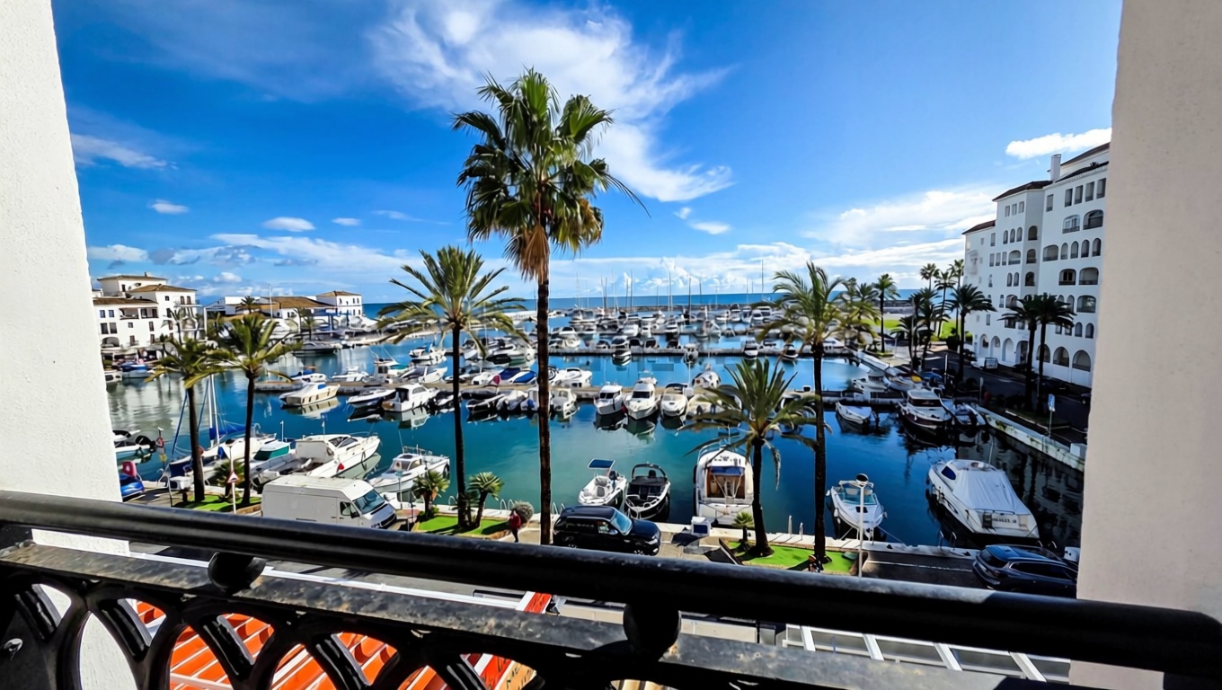 Beachfront flat in Puerto de la Cruz — Sea view