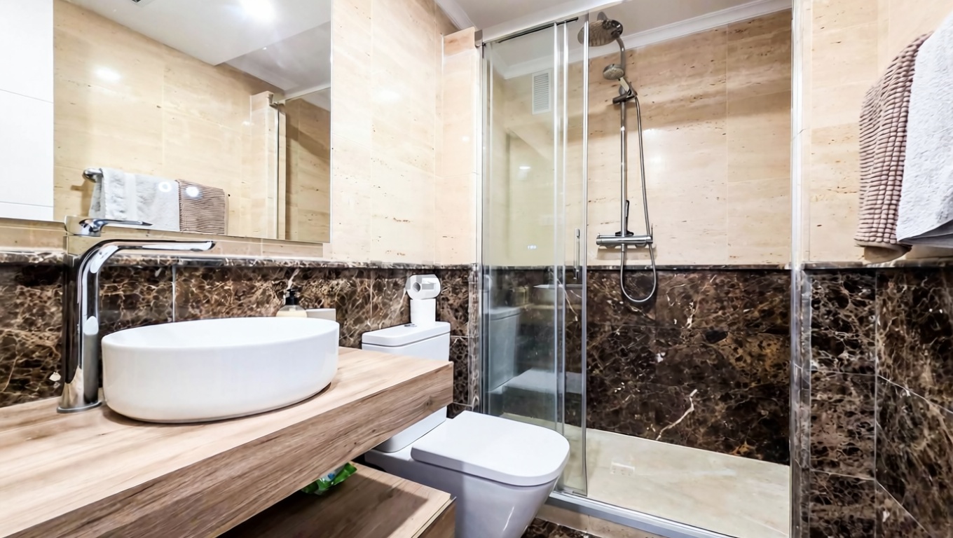 Beachfront flat in Puerto de la Cruz — Bathroom