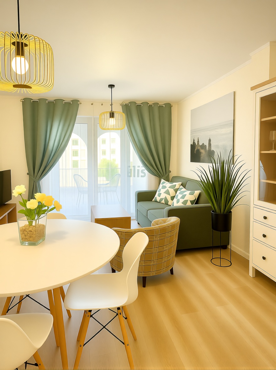 Beachfront flat in Puerto de la Cruz — Living room
