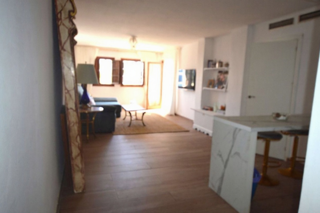Beachfront flat in Puerto de la Cruz — Living room