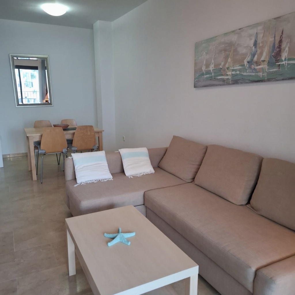 Beachfront flat in Puerto de la Cruz — Living room