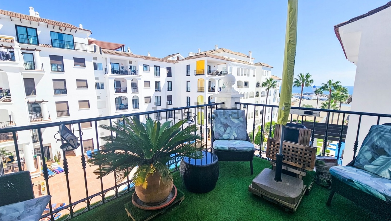 Beachfront flat in Puerto de la Cruz — Sea terrace