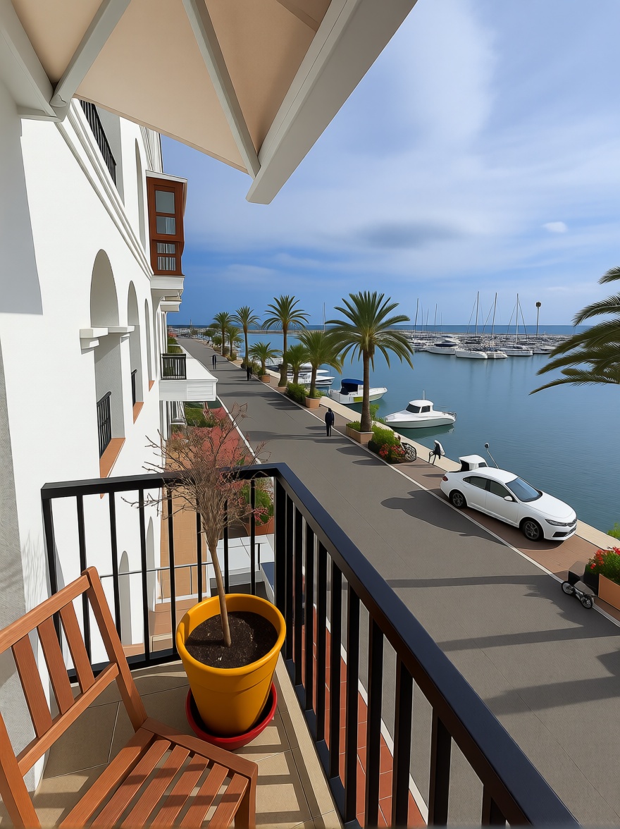 Beachfront studio in Puerto de la Cruz — Sea view