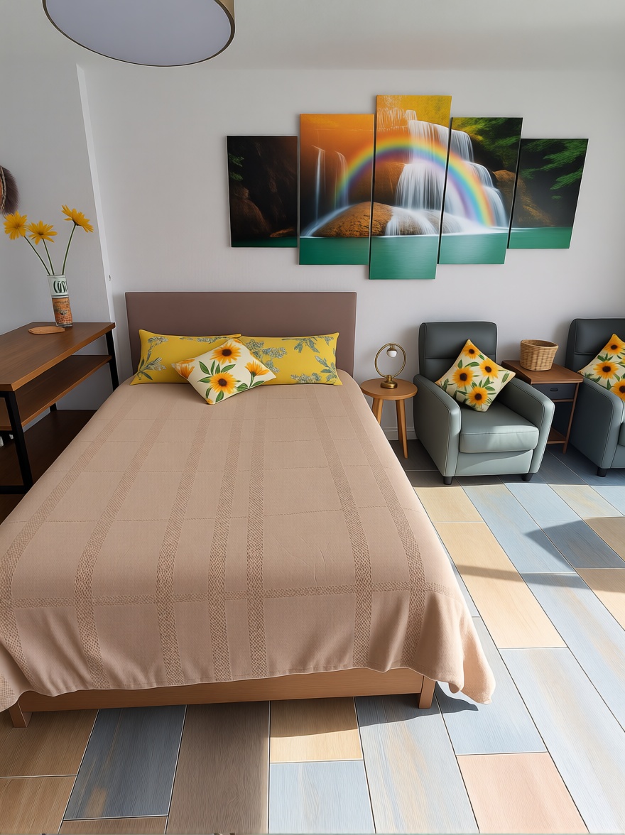 Beachfront studio in Puerto de la Cruz — Bedroom