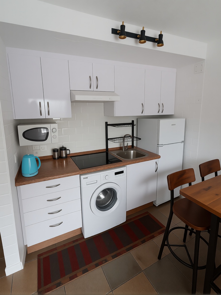 Beachfront studio in Puerto de la Cruz — Kitchen