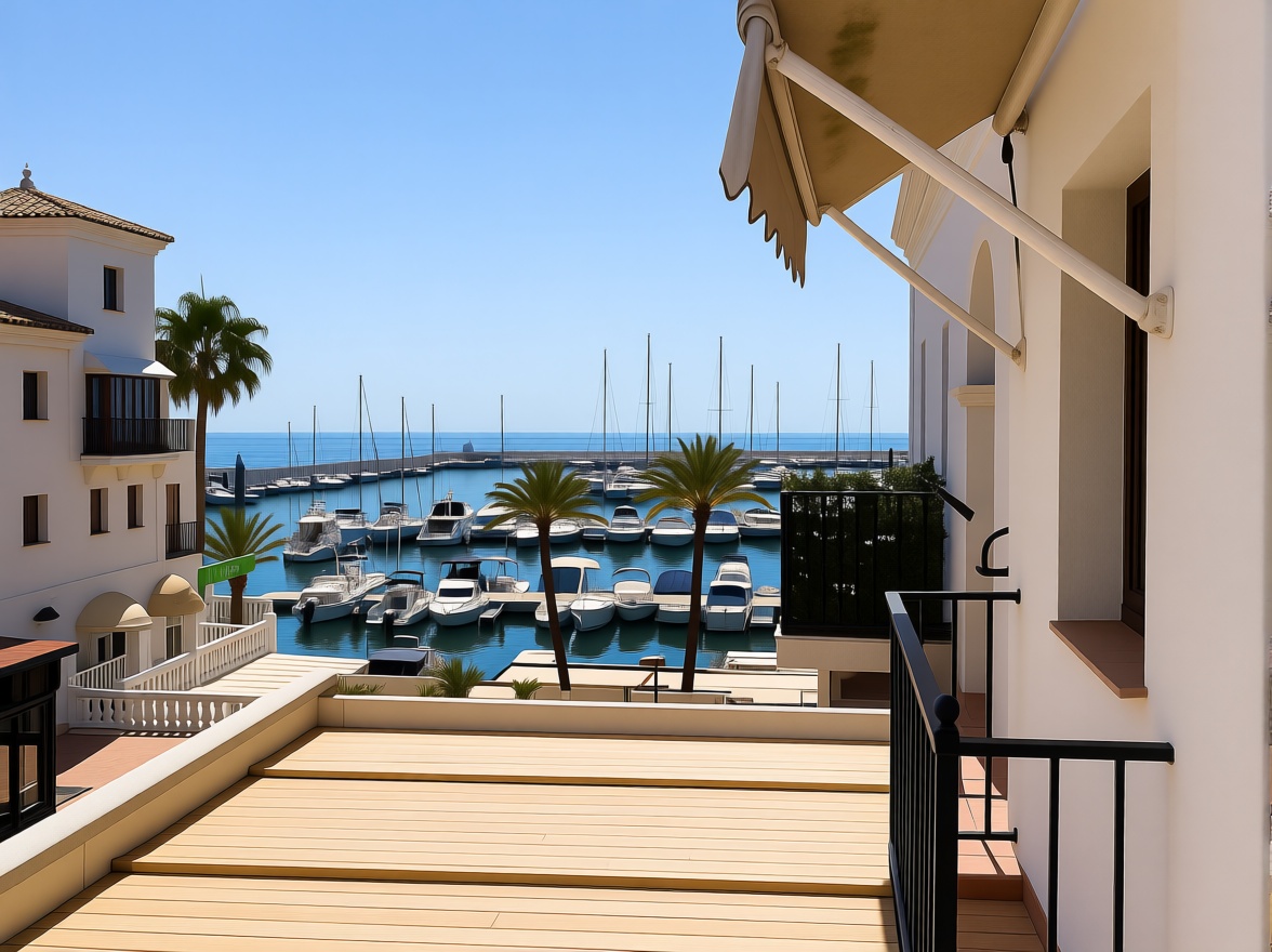 Appartement en première ligne de plage à Manilva — Vue mer