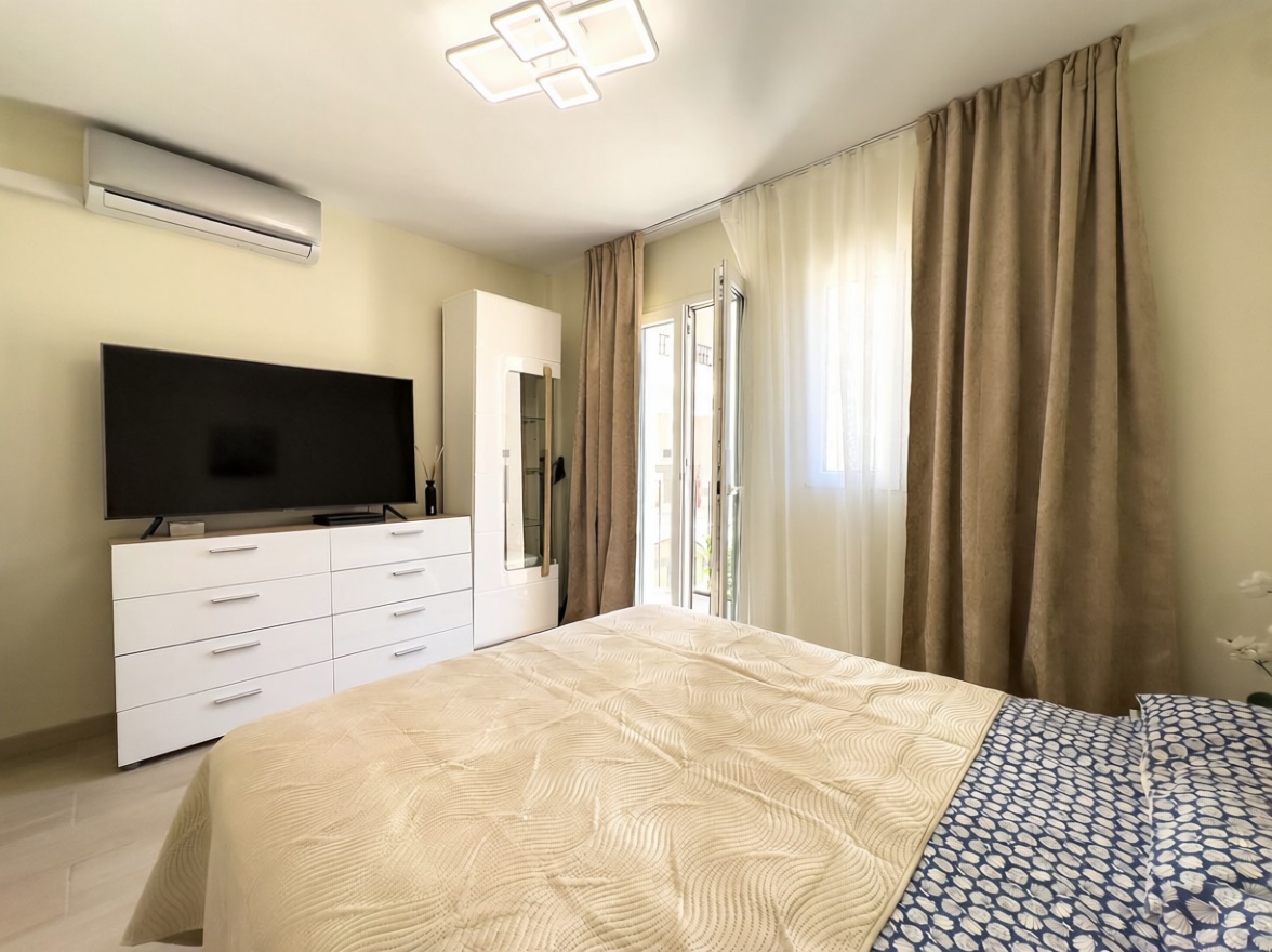 Appartement en première ligne de plage à Manilva — Chambre