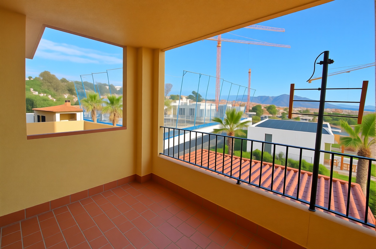 Beachfront flat in Manilva — Sea terrace