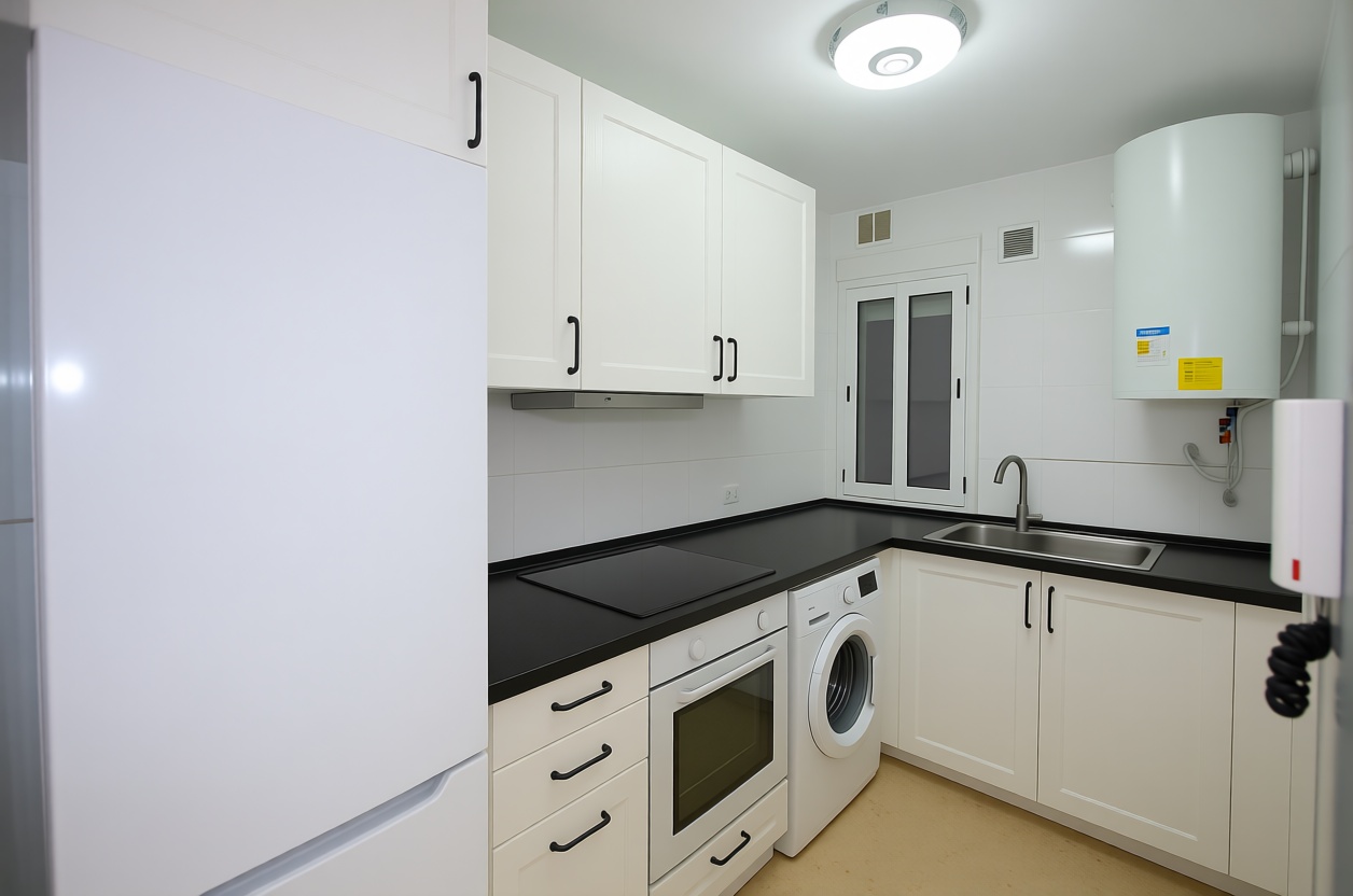 Beachfront flat in Manilva — Kitchen