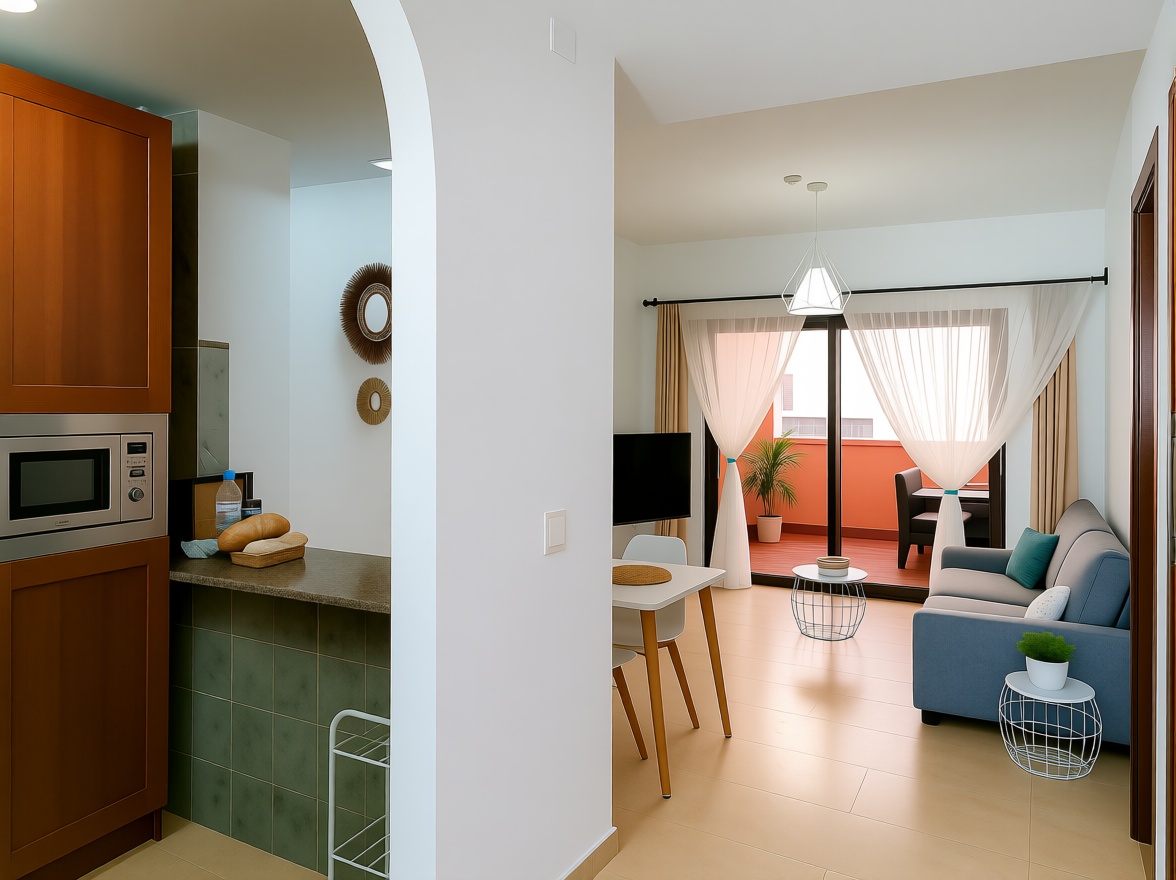 Beachfront flat in Manilva — Living room