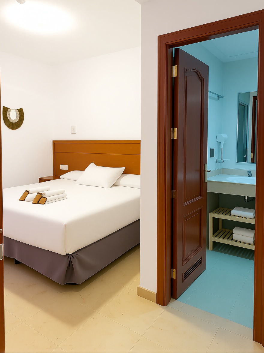 Beachfront flat in Manilva — Bathroom