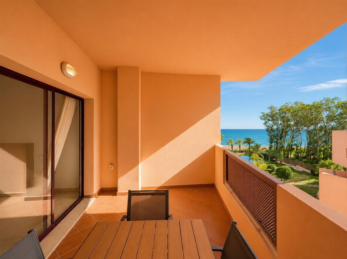 Appartement en première ligne de plage à Manilva
