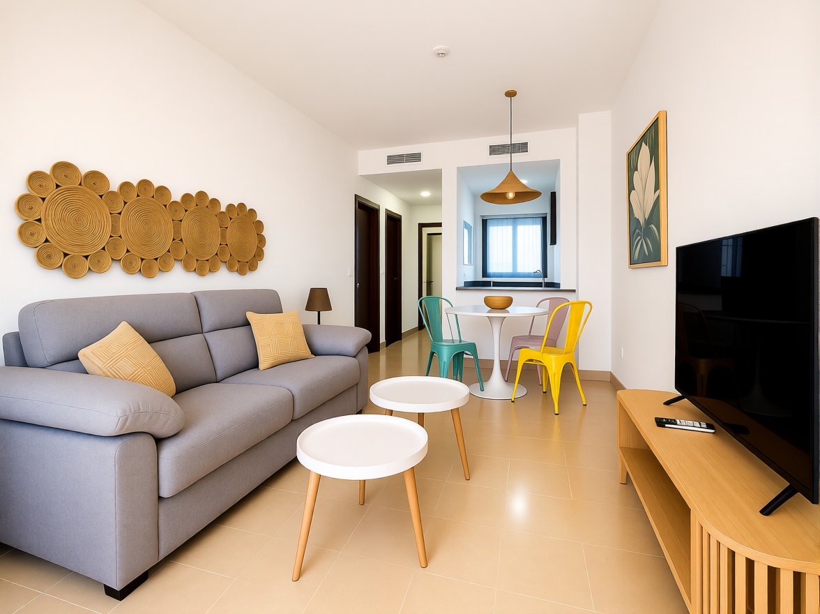 Appartement en première ligne de plage à Manilva — Séjour