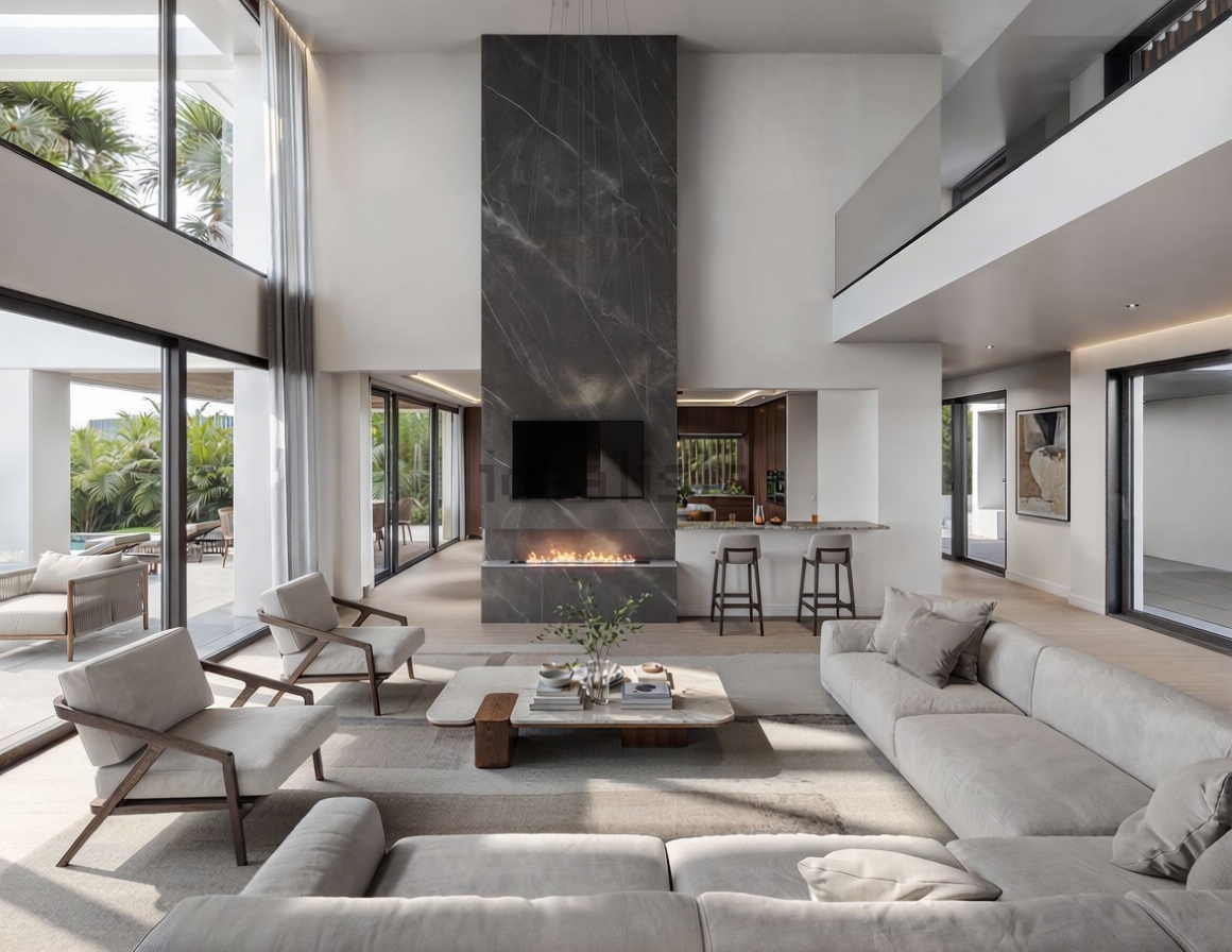 Chalet with direct beach access in Cullera — Living room