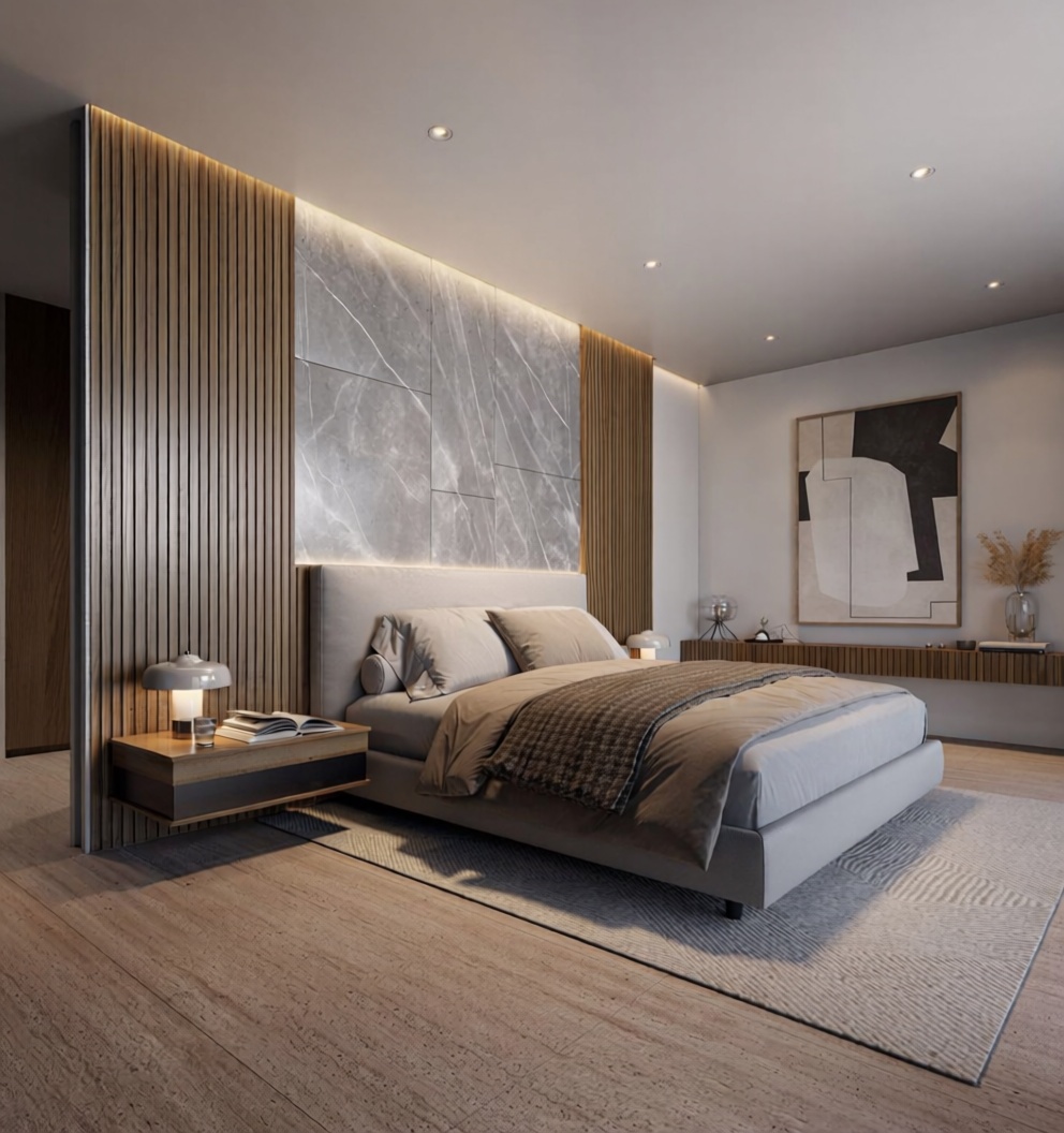 Chalet with direct beach access in Cullera — Bedroom