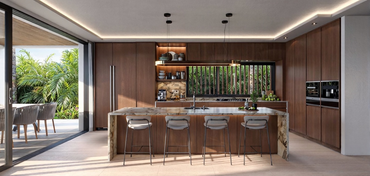 Chalet with direct beach access in Cullera — Kitchen
