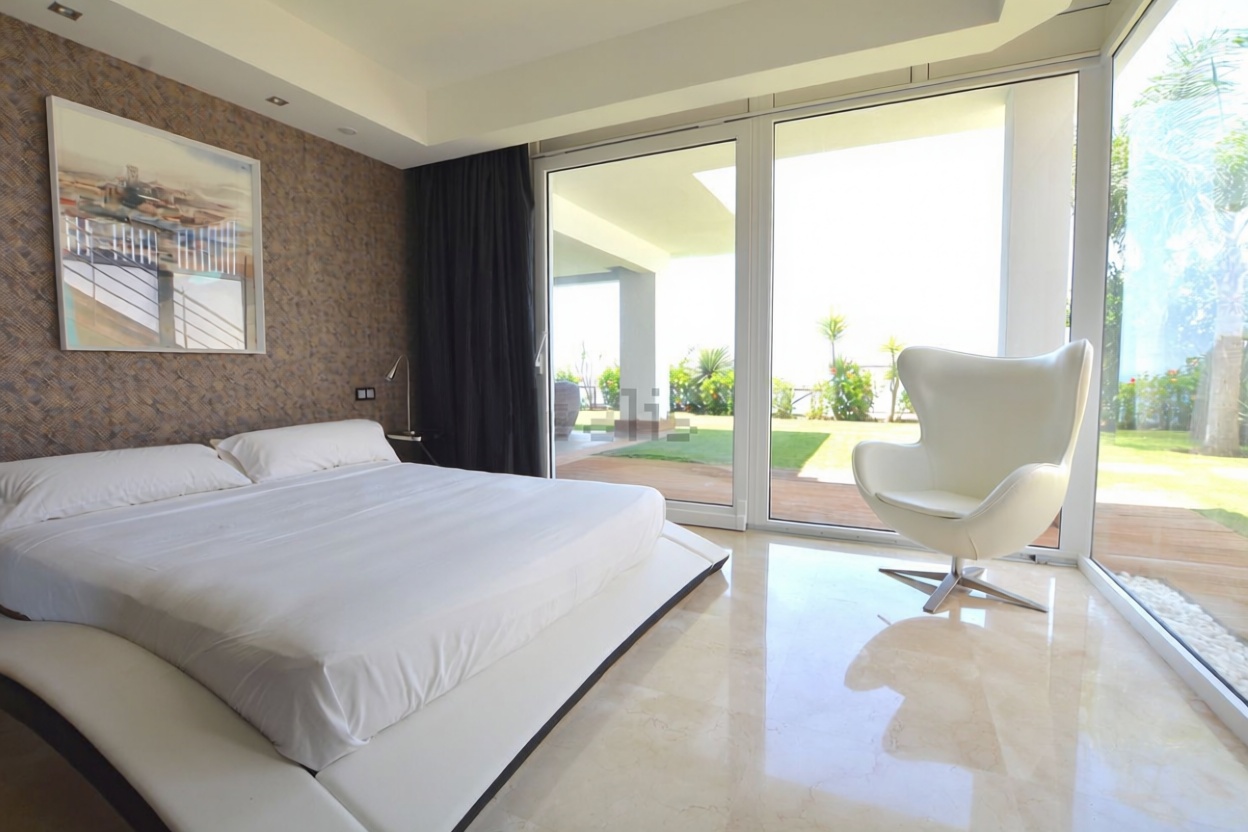 Chalet mit direkter Strandzugang in Cullera — Schlafzimmer