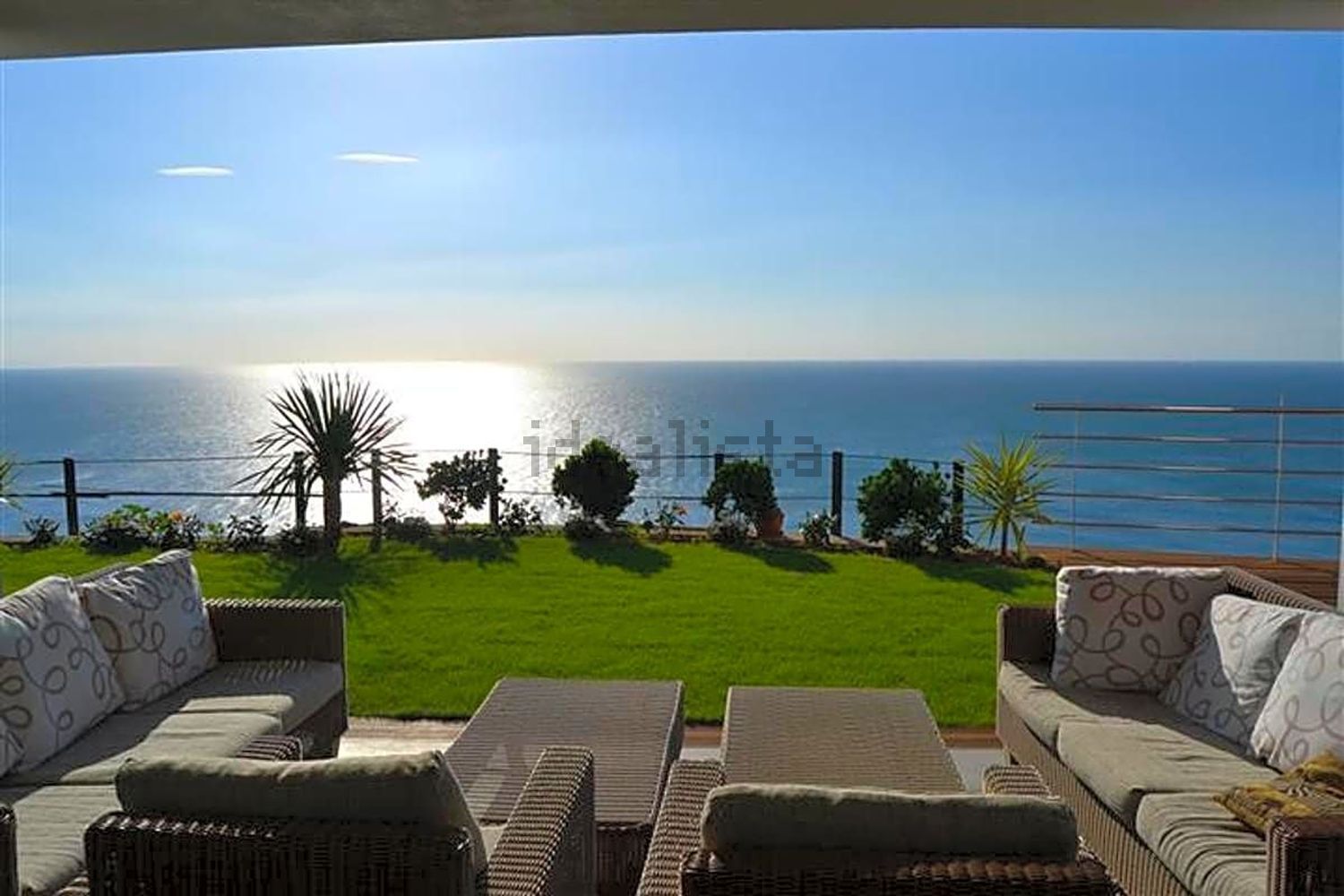 Chalet com acesso direto à praia em Manilva — Terraço mar