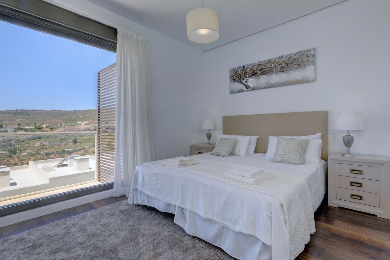 Chalet avec accès direct à la plage à Manilva — Chambre
