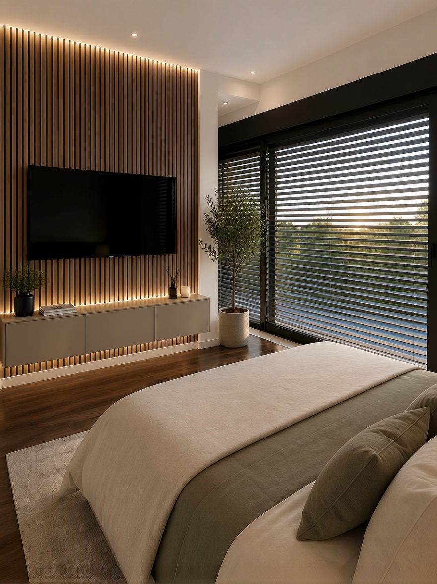 Appartement en première ligne de plage à Cullera — Chambre