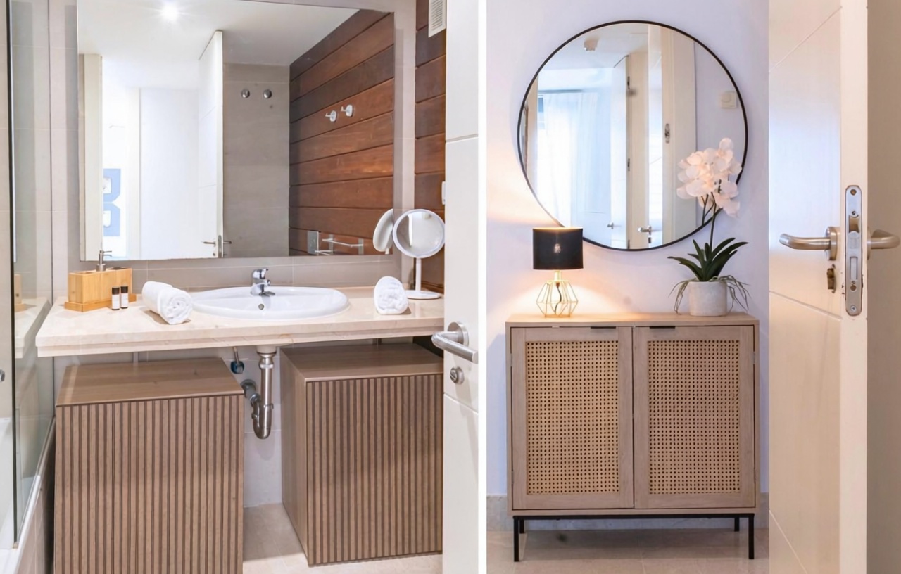 Appartement en première ligne de plage à Cullera — Sanitaires
