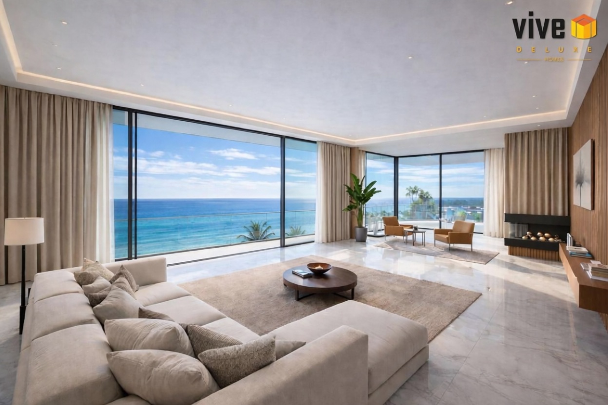 Chalet avec accès direct à la plage à Sotogrande — Séjour