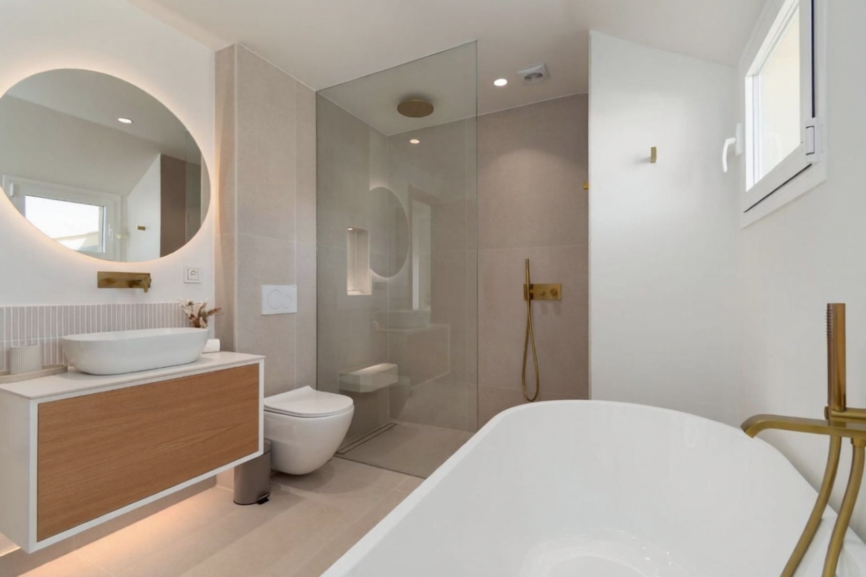 Chalet avec accès direct à la plage à Sotogrande — Sanitaires