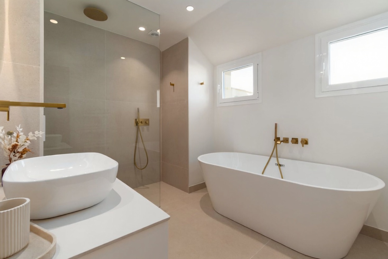 Beachfront flat in Sotogrande — Bathroom