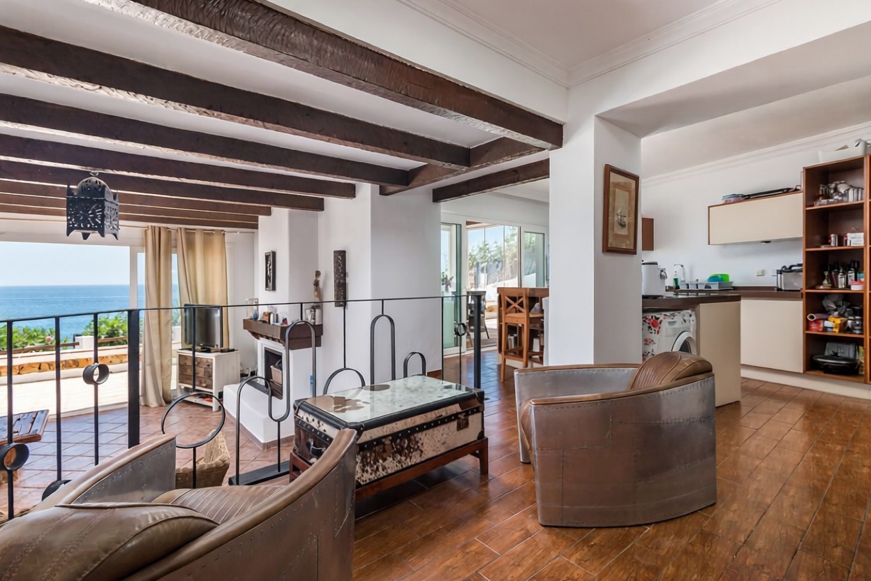 Chalet mit direkter Strandzugang in Manilva — Küche