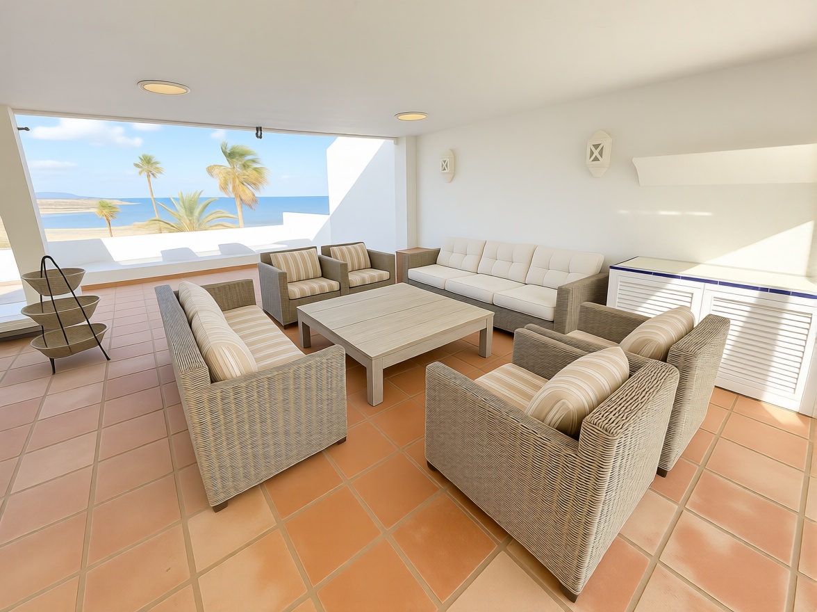 Chalet avec accès direct à la plage à Sotogrande — Séjour