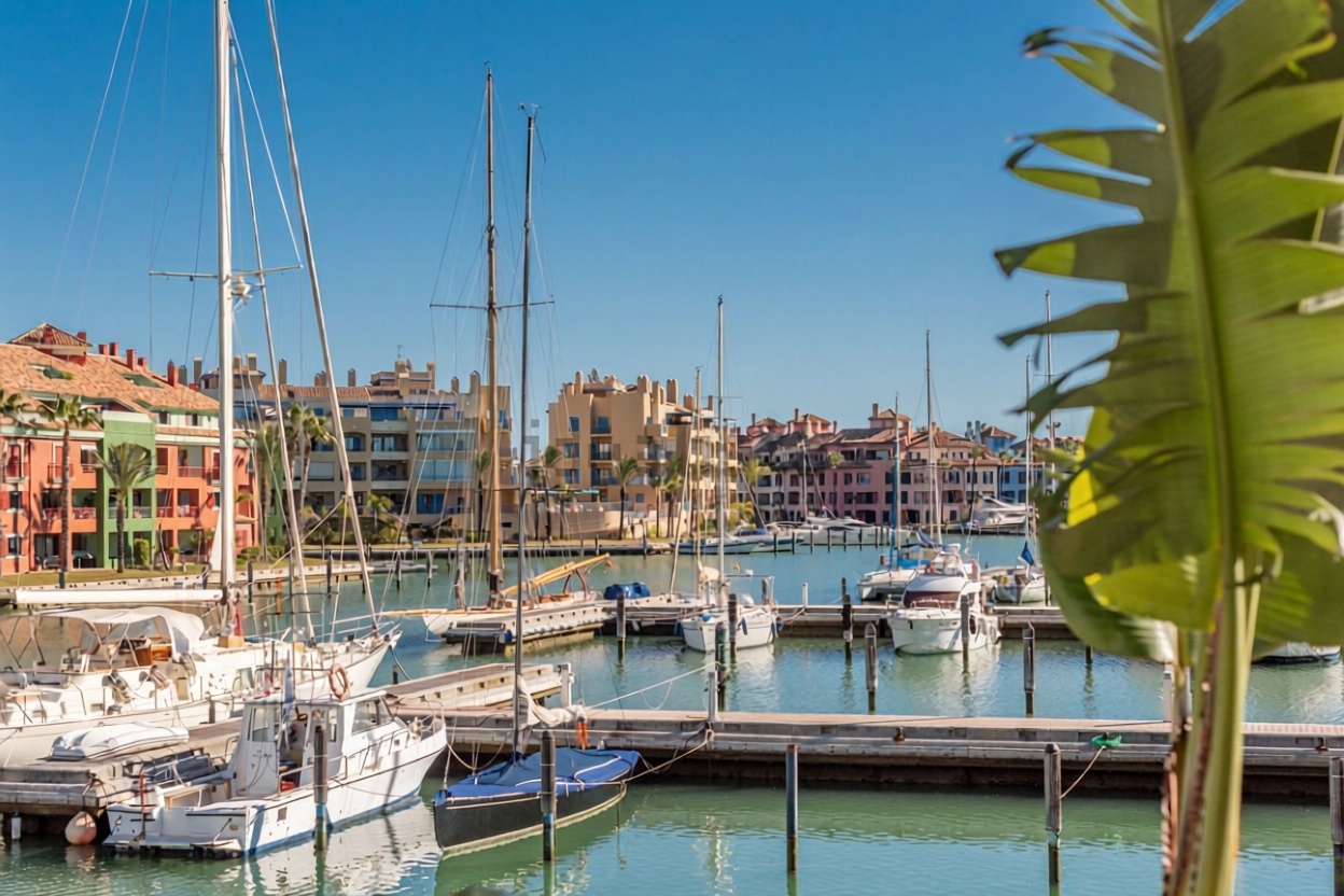 Wohnung in erste Strandlinie in Sotogrande — Meerblick