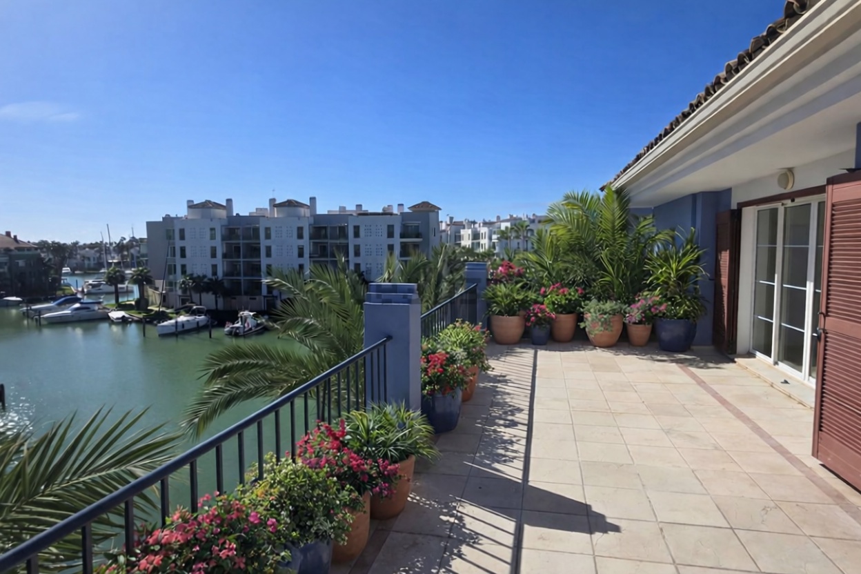 Duplex in erste Strandlinie in Sotogrande
