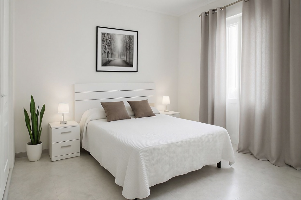 Duplex in erste Strandlinie in Sotogrande — Schlafzimmer
