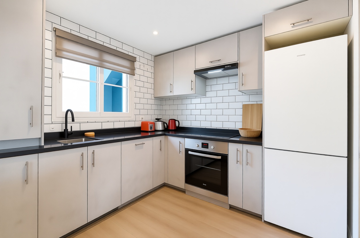 Wohnung in erste Strandlinie in Sotogrande — Küche