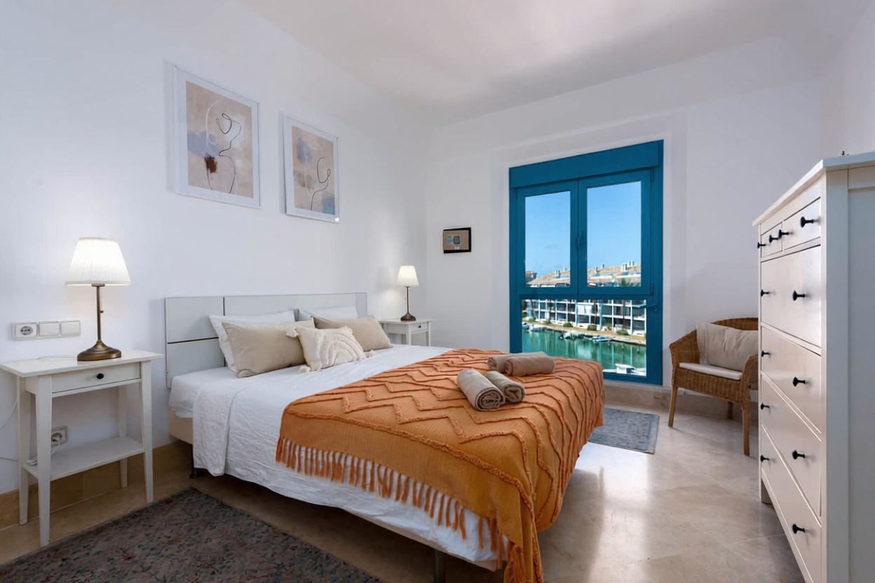 Wohnung in erste Strandlinie in Sotogrande — Schlafzimmer