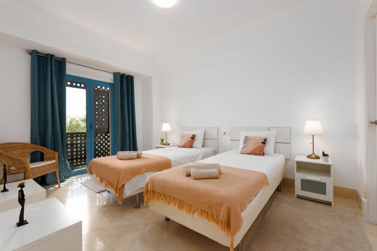 Wohnung in erste Strandlinie in Sotogrande — Schlafzimmer