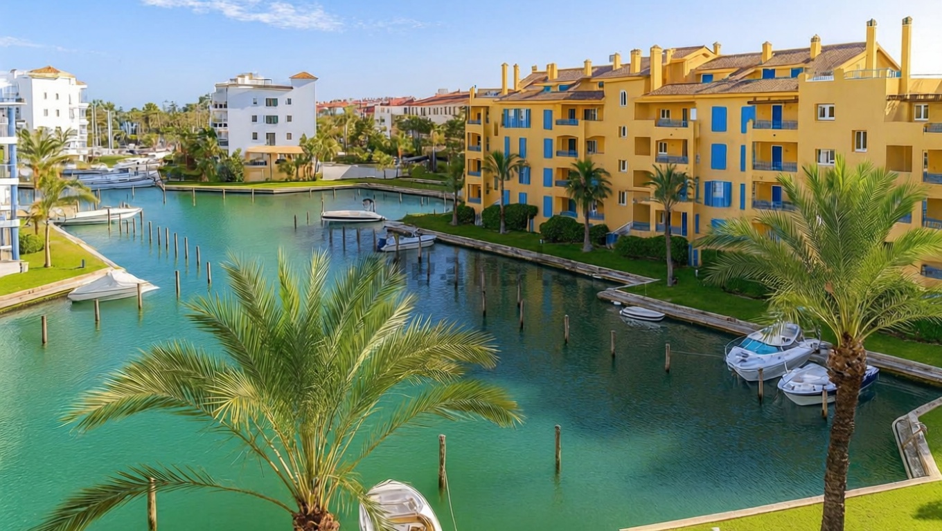 Wohnung in erste Strandlinie in Sotogrande — Meerblick