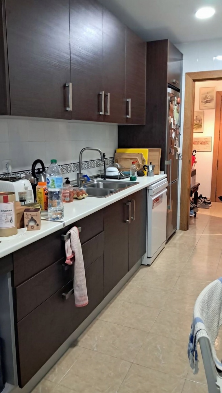 Wohnung in erste Strandlinie in Sotogrande — Küche