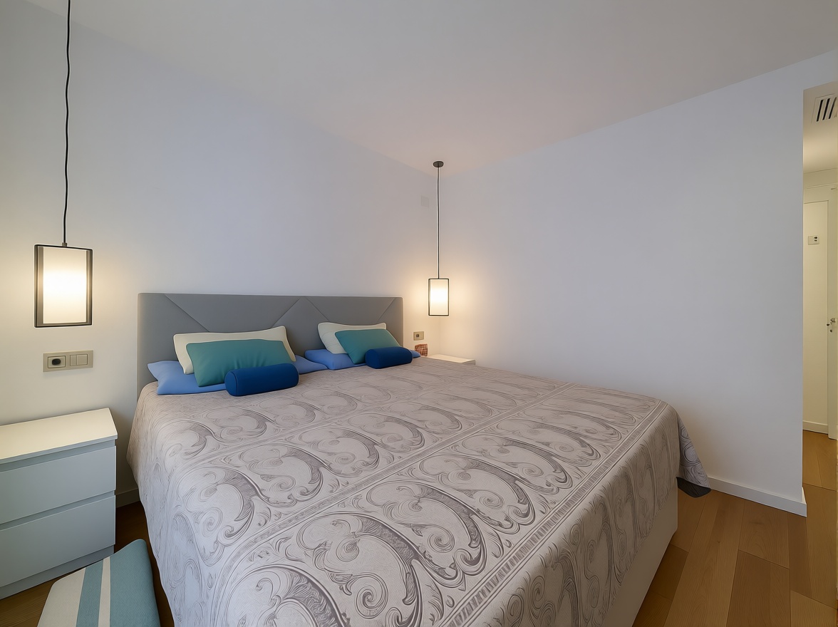Wohnung in erste Strandlinie in La Alcaidesa — Schlafzimmer