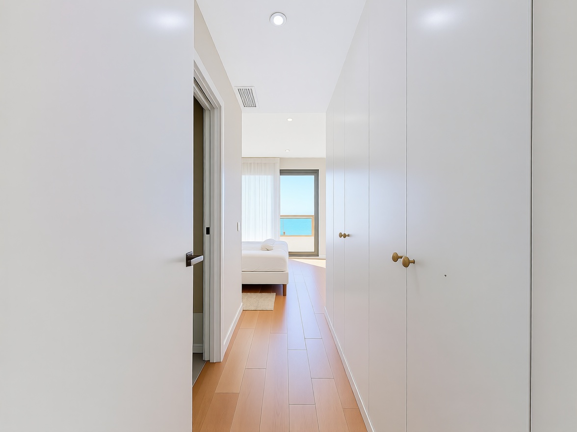 Duplex in erste Strandlinie in La Alcaidesa — Luftbild