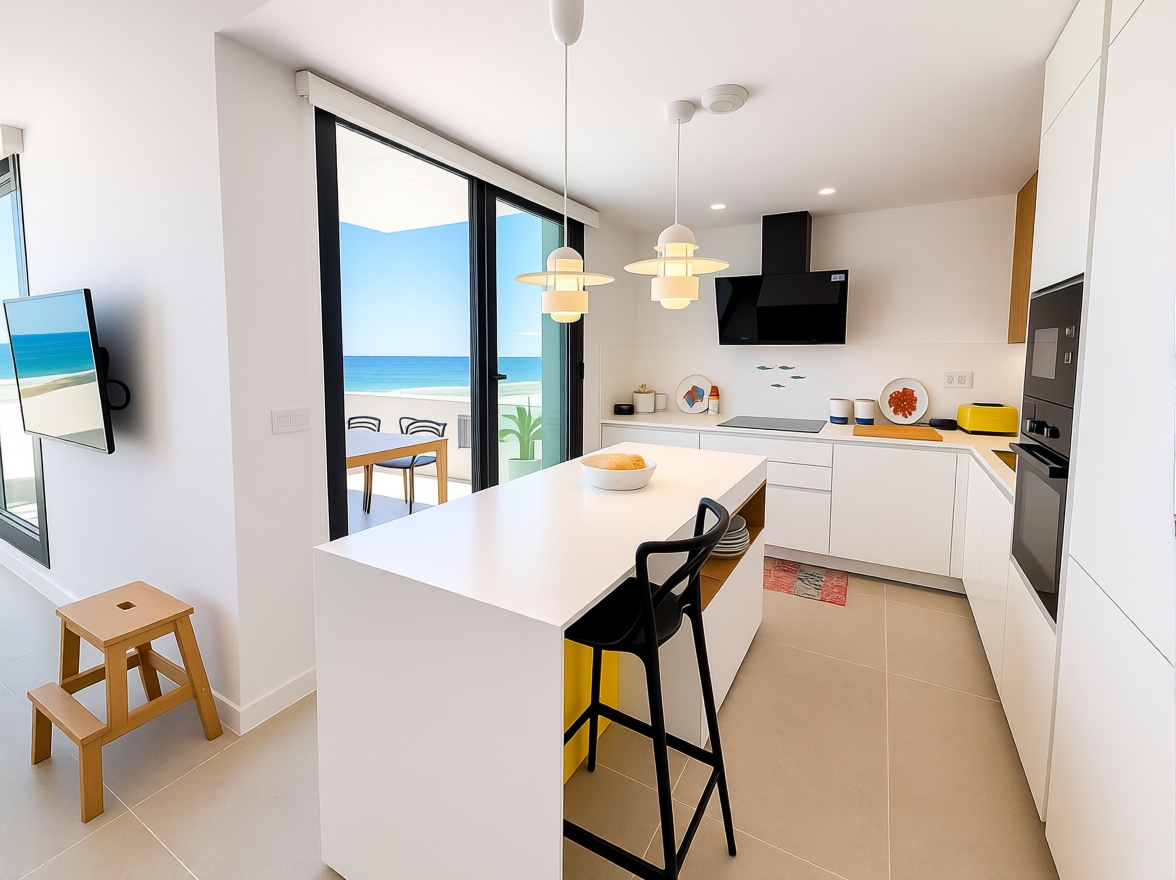 Duplex em primeira linha de praia em La Pineda — Cozinha