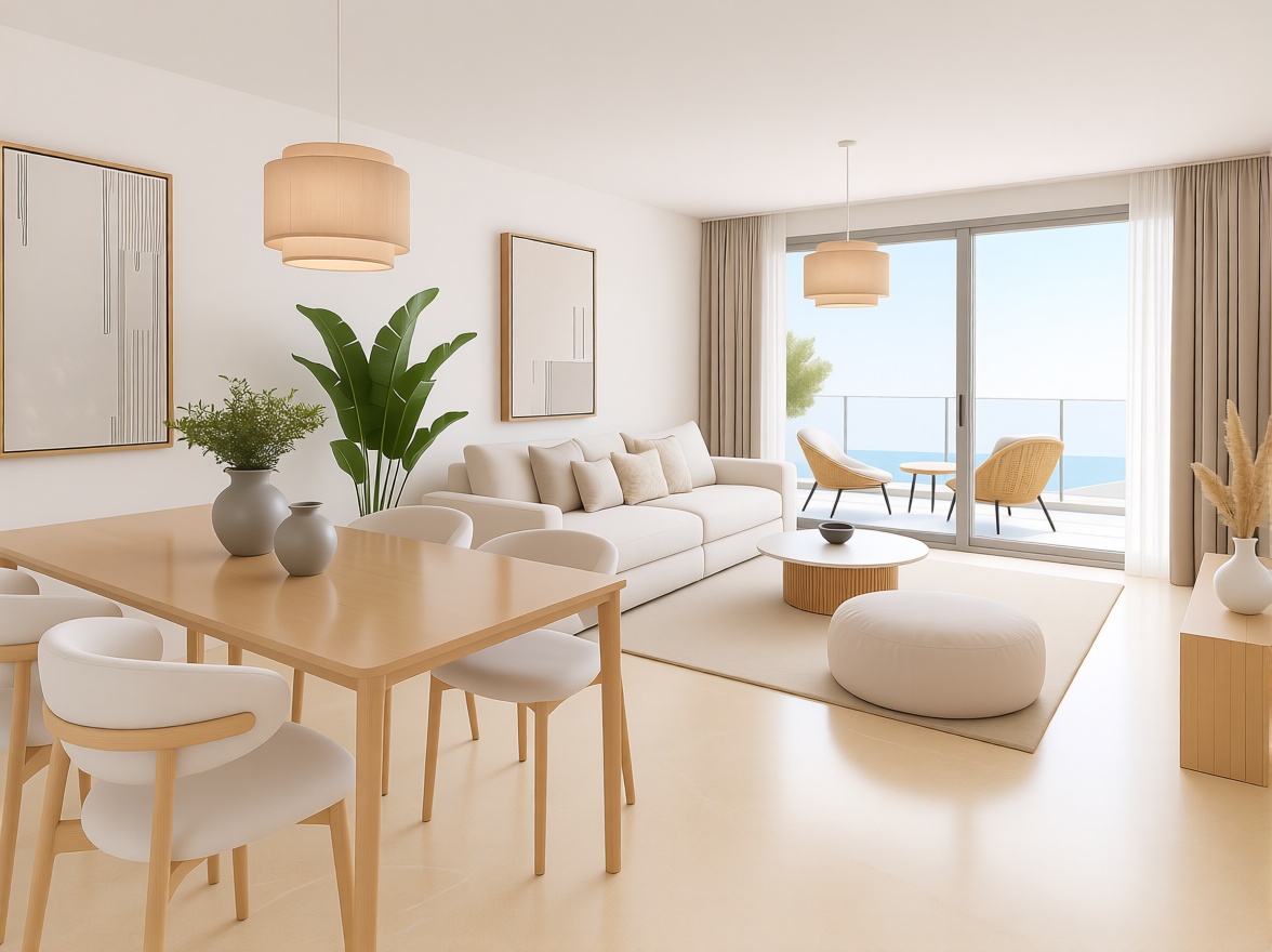 Wohnung in erste Strandlinie in La Pineda — Wohnzimmer