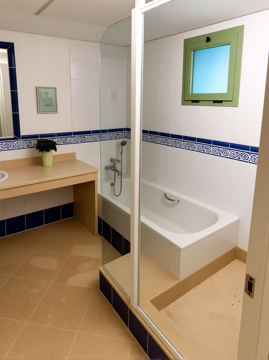 Beachfront flat in La Línea de la Concepción — Bathroom