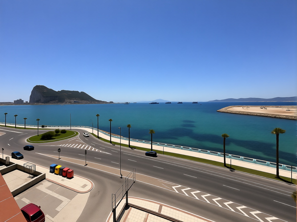 Beachfront flat in La Línea de la Concepción — Sea view