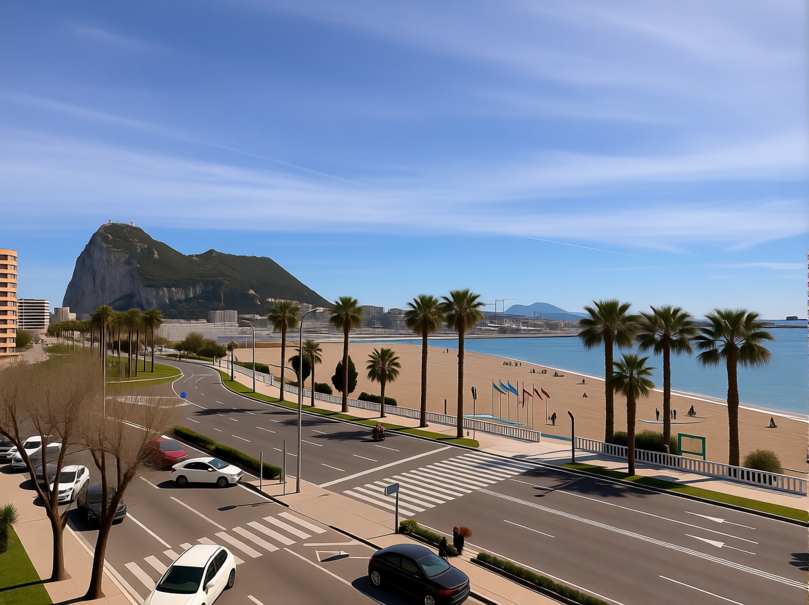 Beachfront flat in La Pineda — Sea view