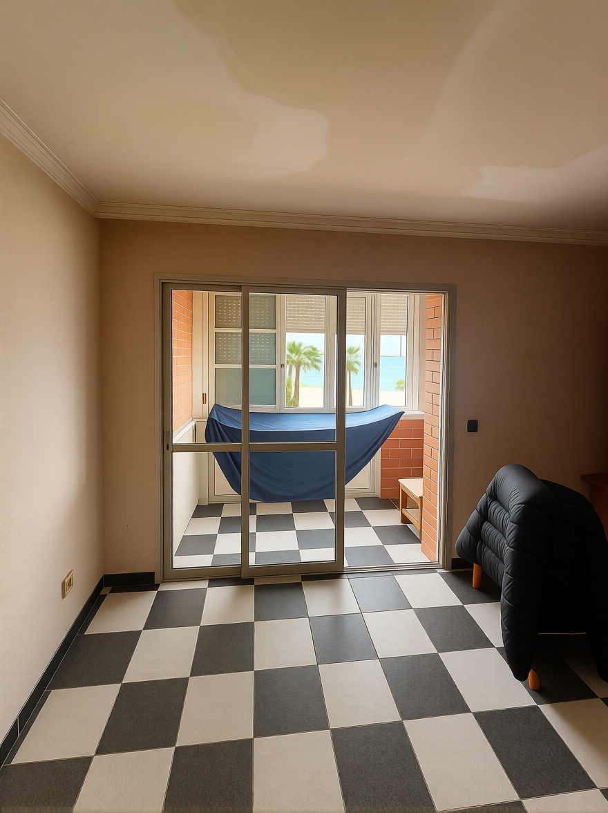 Beachfront flat in La Pineda