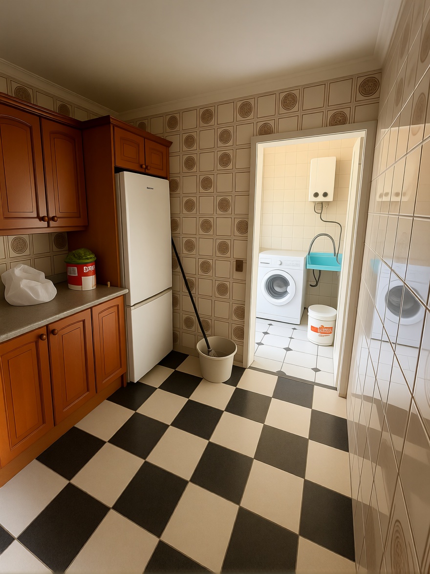 Beachfront flat in La Pineda — Kitchen