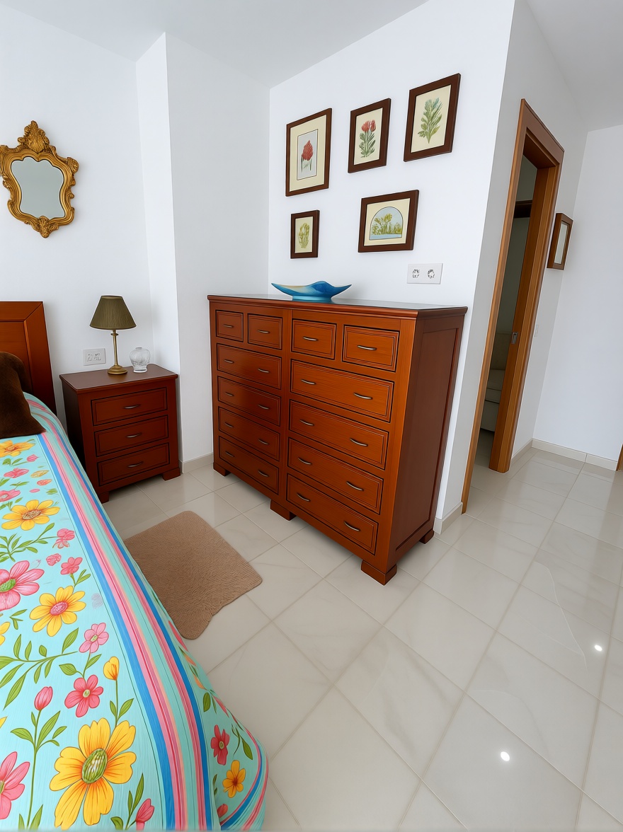 Beachfront flat in Algeciras — Bedroom
