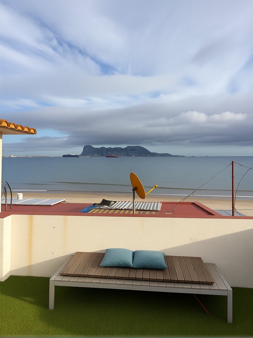 Chalet with direct beach access in Algeciras