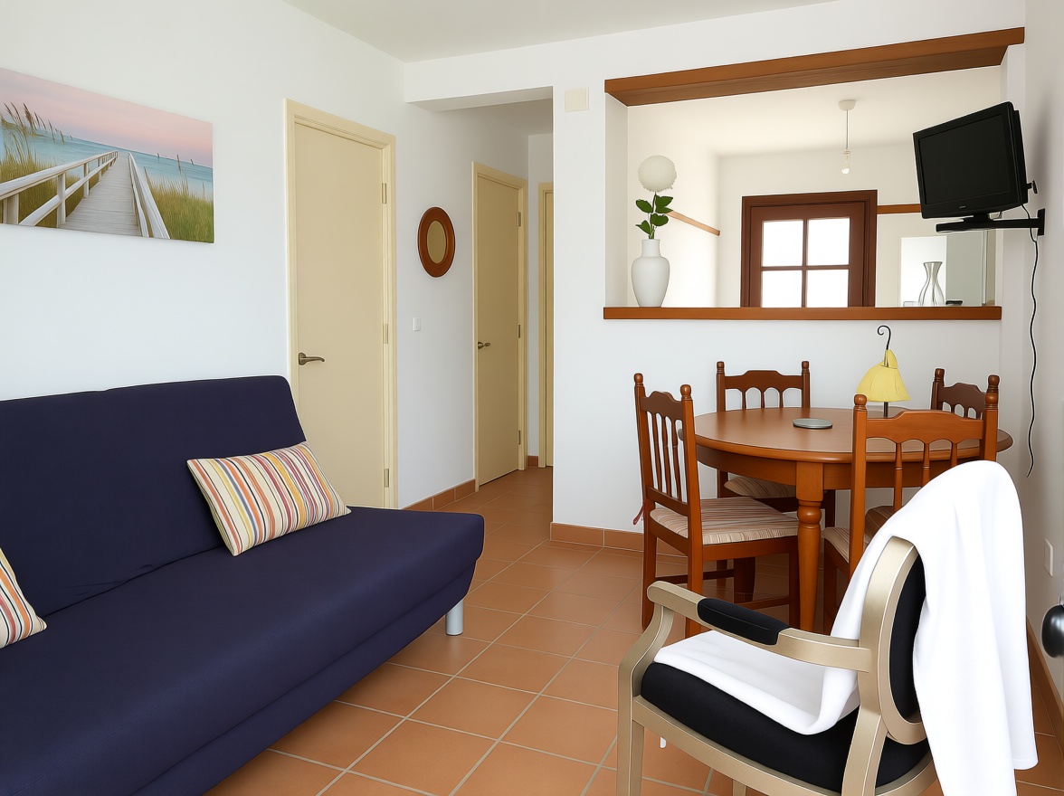 Chalet com acesso direto à praia em Campos — Sala